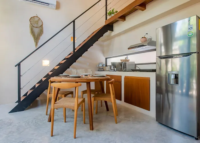 Bright 2br Loft With Rooftop Pool In Downtown Location Tulum