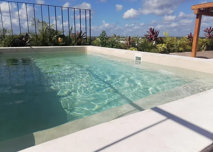 Appartement Bright 2br Loft With Rooftop Pool In Downtown Location Tulum
